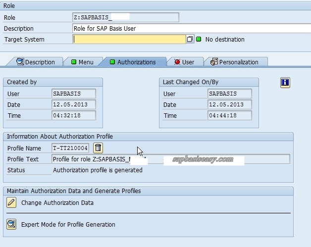 how-to-create-sap-single-role-sap-basis-easy